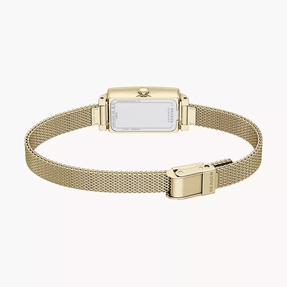 Skagen Hagen Micro Gold Dial and Gold Steel Bracelet 31mm Women's Watch | SKW1158SET | TIME Watches