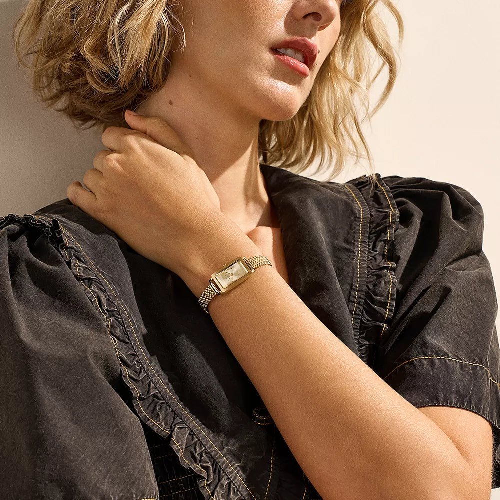 Skagen Hagen Micro Gold Dial and Gold Steel Bracelet 31mm Women's Watch | SKW3178 | TIME Watches