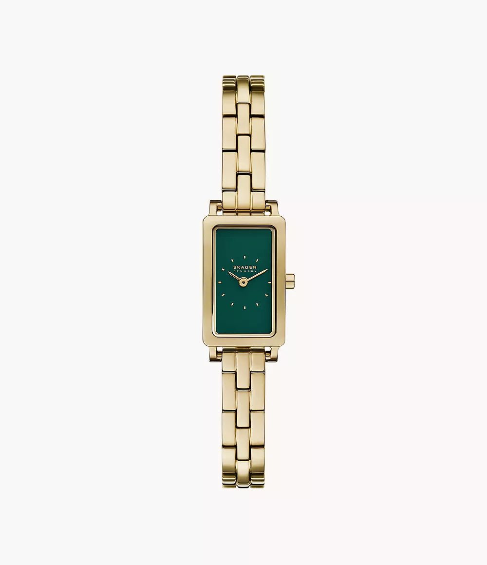 Skagen Hagen Micro Two - Hand Gold Stainless Steel Woman's Watch | TIME Watches