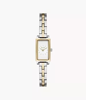 Skagen Hagen Micro White Dial and Two - Tone Steel Bracelet 31mm Women's Watch | SKW3155 | TIME Watches