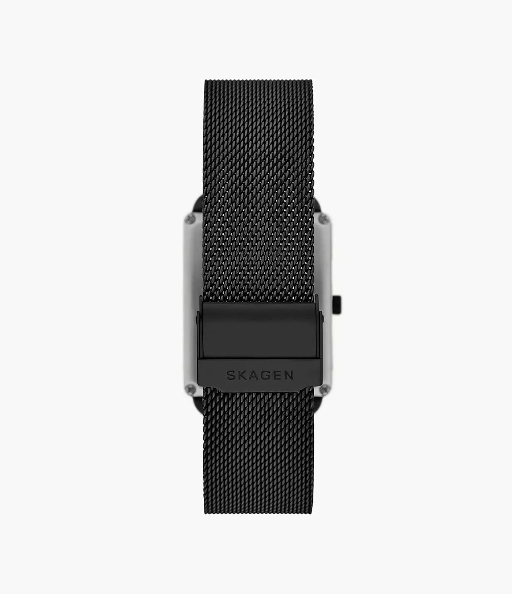 Skagen Hagen Three - Hand Black Stainless Steel Mesh Men's Watch | SKW6928 | Time Watch Specialists
