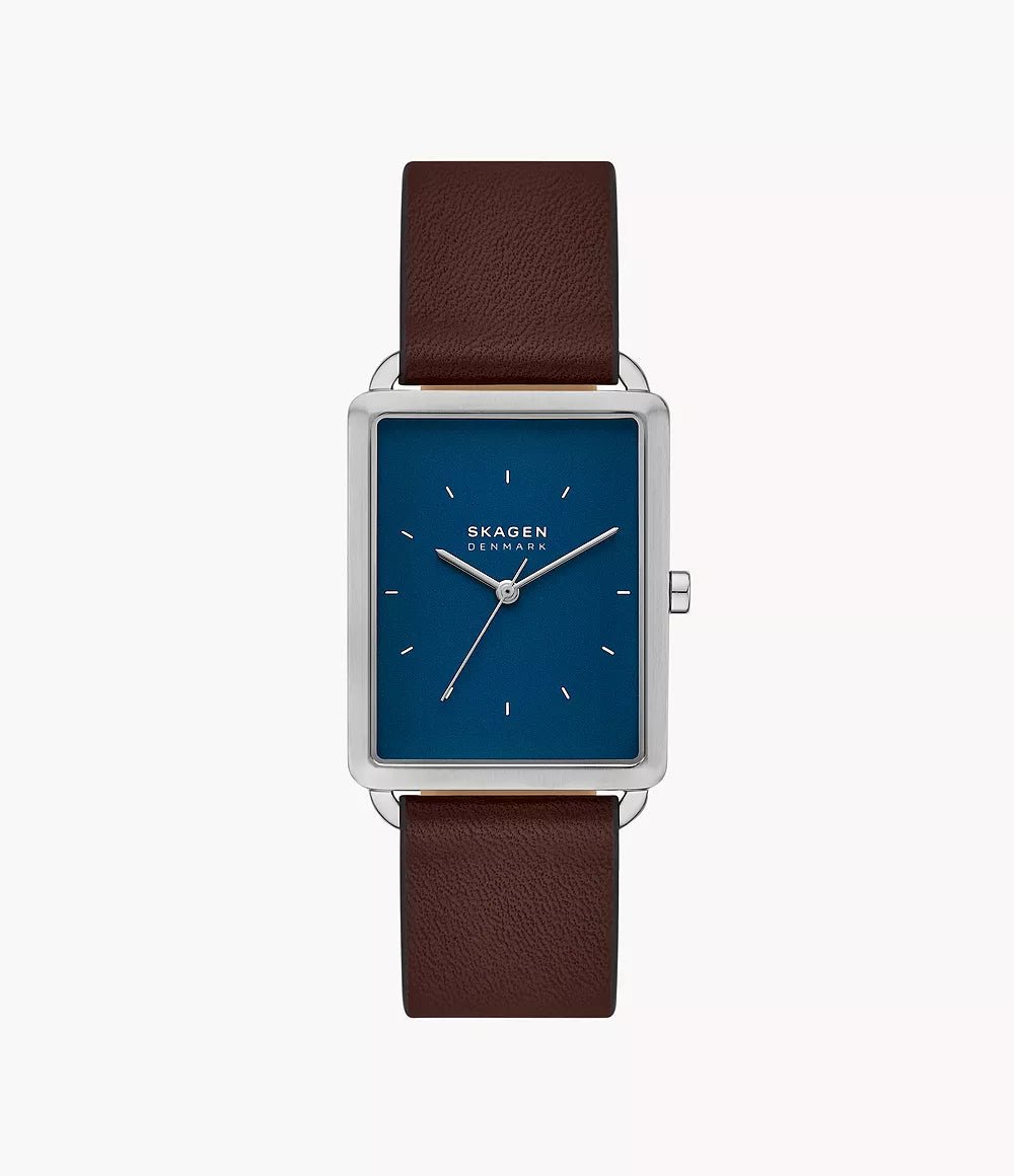 Skagen Hagen Three - Hand Brown Leather Men's Watch | Time Watch Specialists