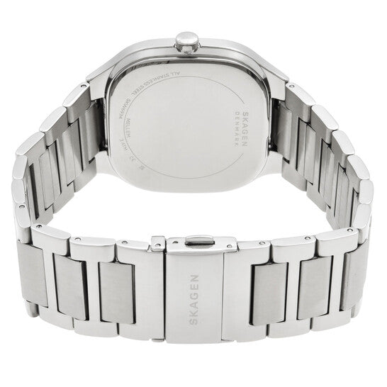 Skagen Mellem Three-Hand Silver Stainless Steel Men's Dress Watch | SKW6934