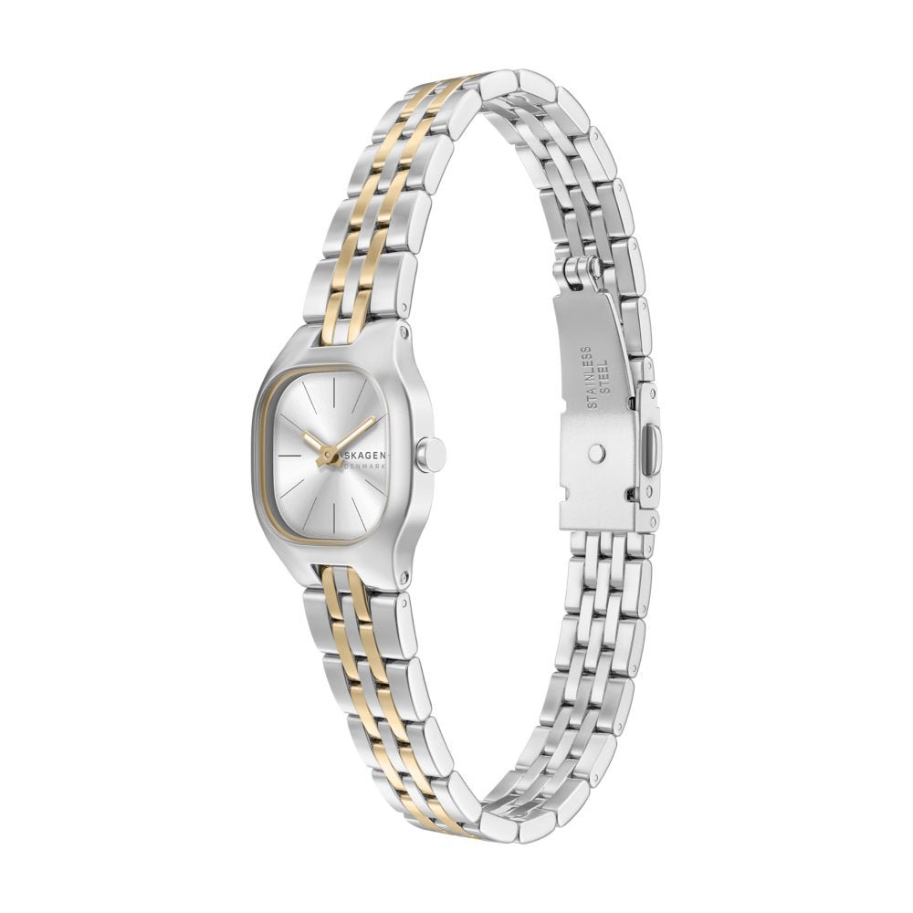 Skagen Mellem Silver Dial and Two - Tone Steel Bracelet 22mm Women's Watch | SKW3176 | TIME Watches