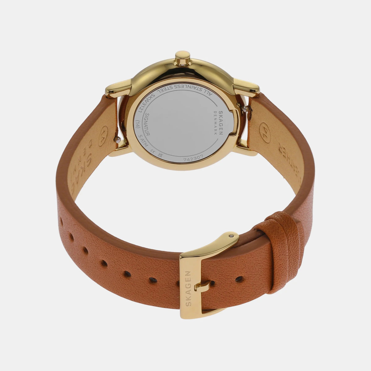 Skagen Signatur Lille Women's Leather Watch | SKW3121 | Time Watch Specialists