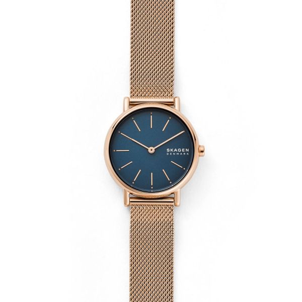 Skagen Signatur Rose Gold Round Stainless Steel Women's Watch | SKW2837