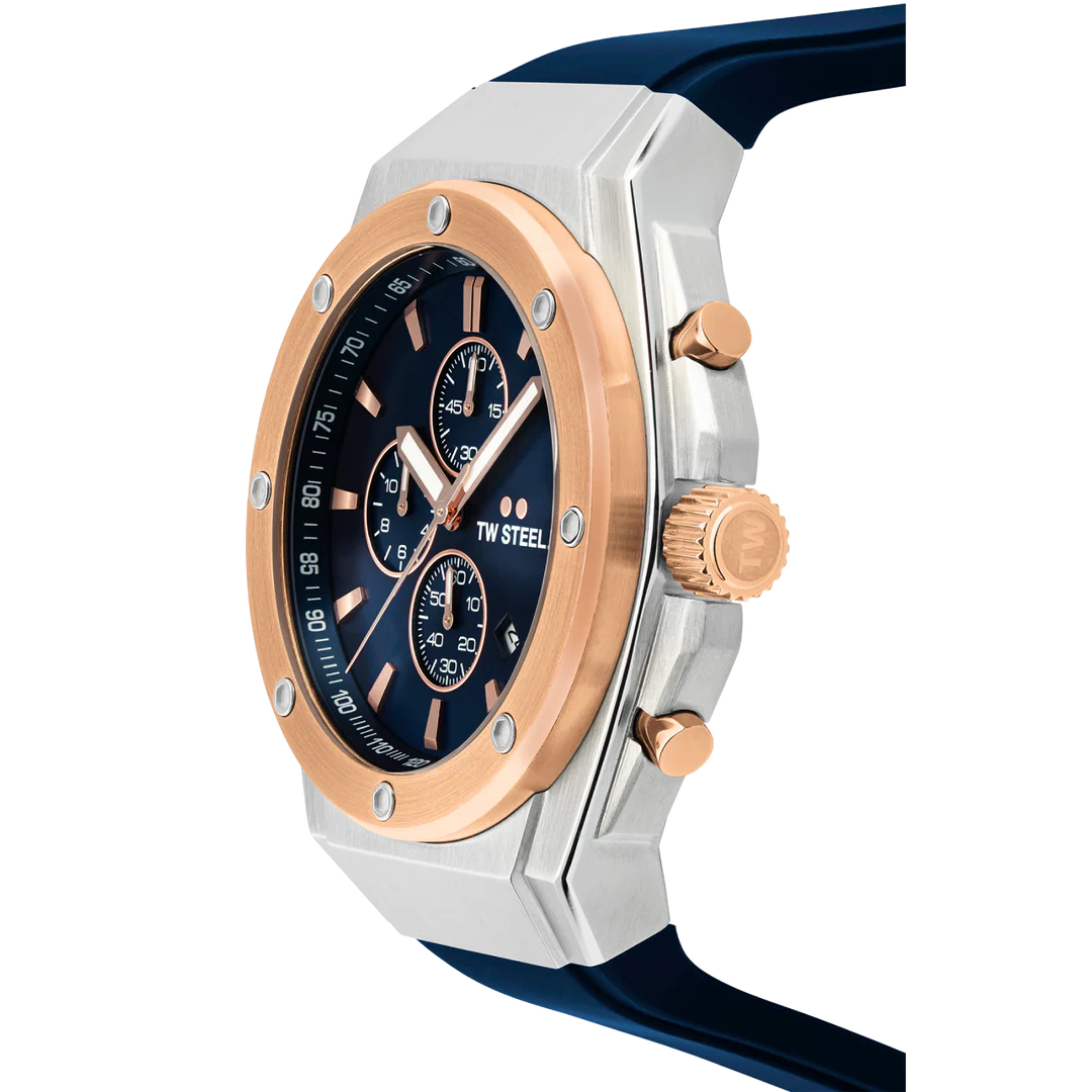 TW Steel Chronograph Blue Dial Unisex Watch | CE4105