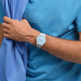 Swatch BLUEBERRY SKY Unisex Watch | SO29M702 | Time Watch Specialists