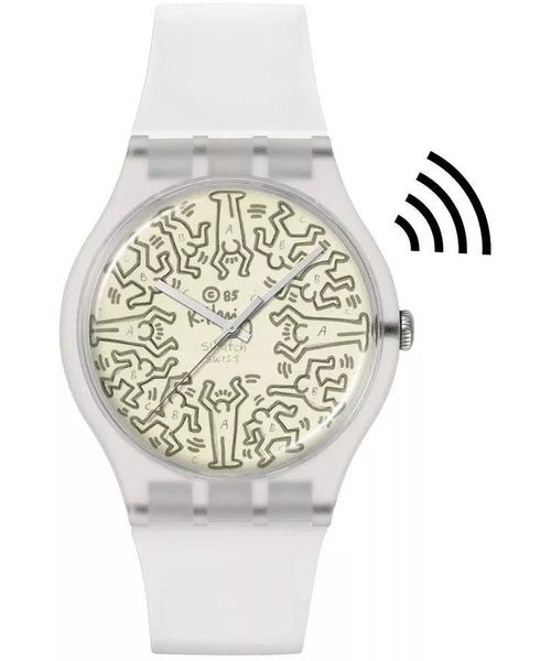 Swatch FROM THE ARCHIVE PAY! Transparent Unisex Watch | SO29Z146-5300
