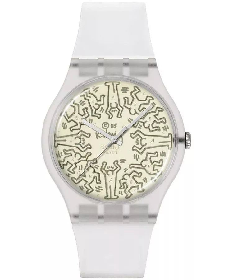 Swatch FROM THE ARCHIVE PAY! Transparent Unisex Watch | SO29Z146 - 5300 | Time Watch Specialists
