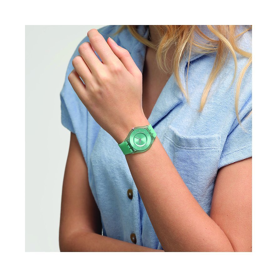 Swatch PASTELICIOUS TEAL Women's Watch | SS08L100 | Time Watch Specialists