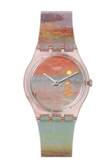 Swatch - Turner's Scarlet Sunset Unisex Watch | SO28Z700 | Time Watch Specialists