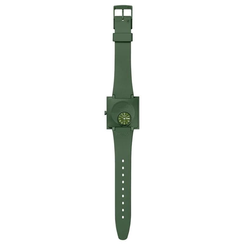 Swatch WHAT IF…GREEN? BIOCERAMIC Unisex Watch | SO34G700 | Time Watch Specialists