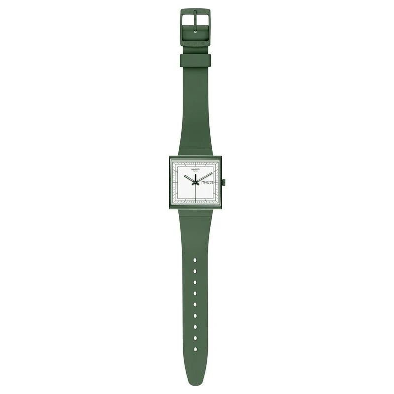 Swatch WHAT IF…GREEN? BIOCERAMIC Unisex Watch | SO34G700 | Time Watch Specialists