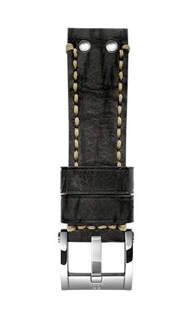TW Steel Black Vintage Leather Strap | 24mm Lug Width | TWS724 | TIME Watches