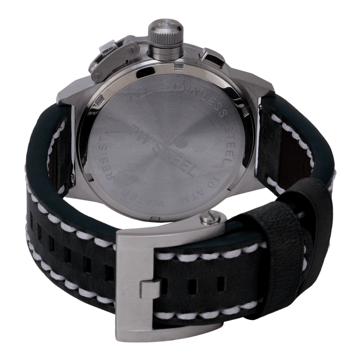 TW Steel Canteen Blue Dial and White Leather Strap 45mm Limited Edition Men's Watch | CS127 | TIME Watches