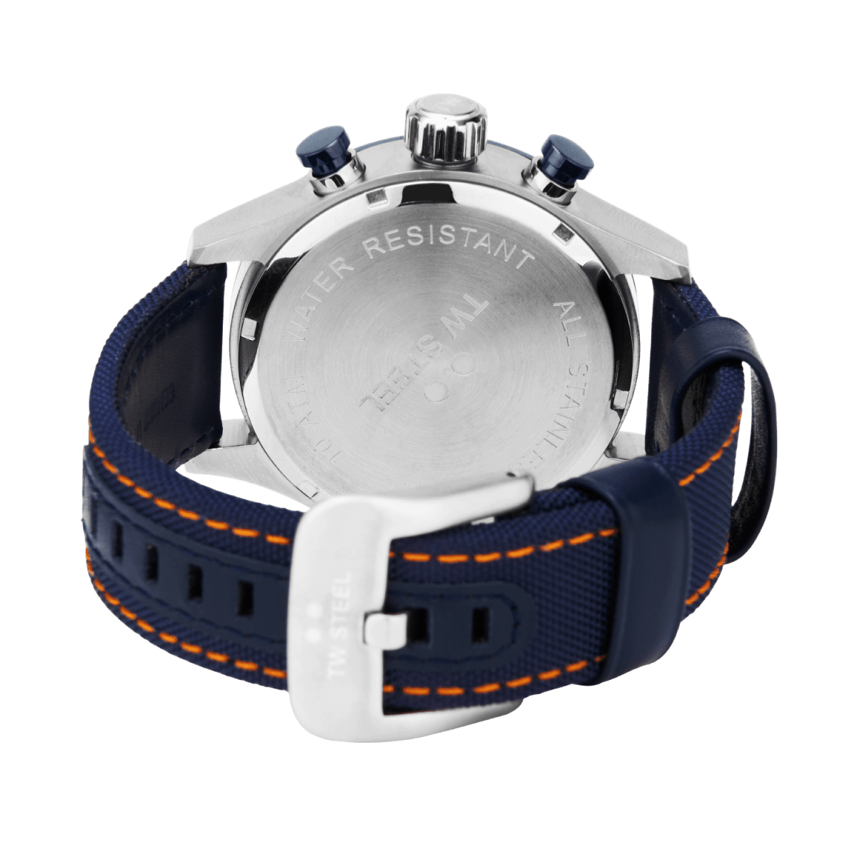 TW Steel Volante Black Dial and Blue Leather Strap 45mm Limited Edition Men's Watch | VS128 | TIME Watches