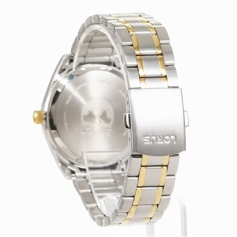 Lorus Two-Tone Stainless Steel White Dial Men's Watch | RH978PX9