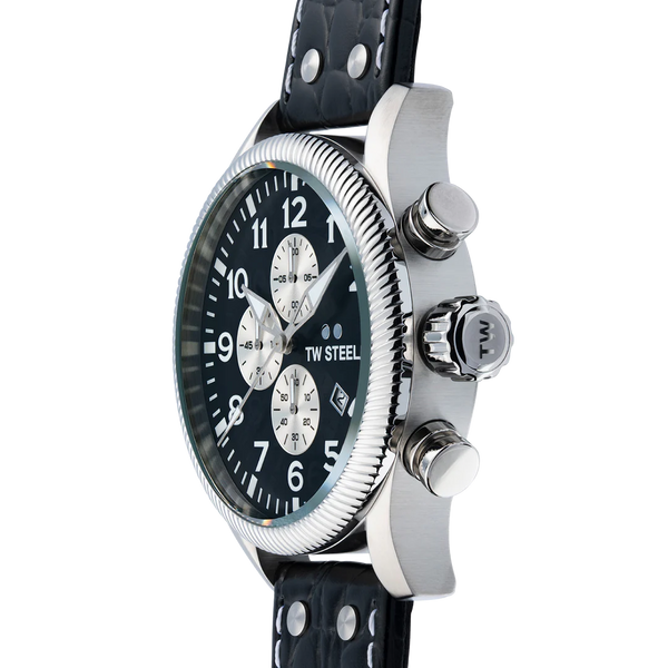 TW Steel Black & Silver Volante Men’s Watch | VS110
