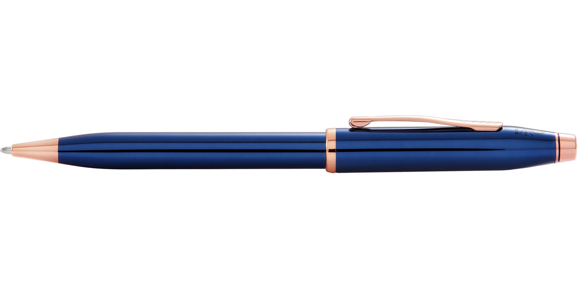 CROSS Century II Translucent Cobalt Blue Lacquer Ballpoint Pen | AT0082WG-138