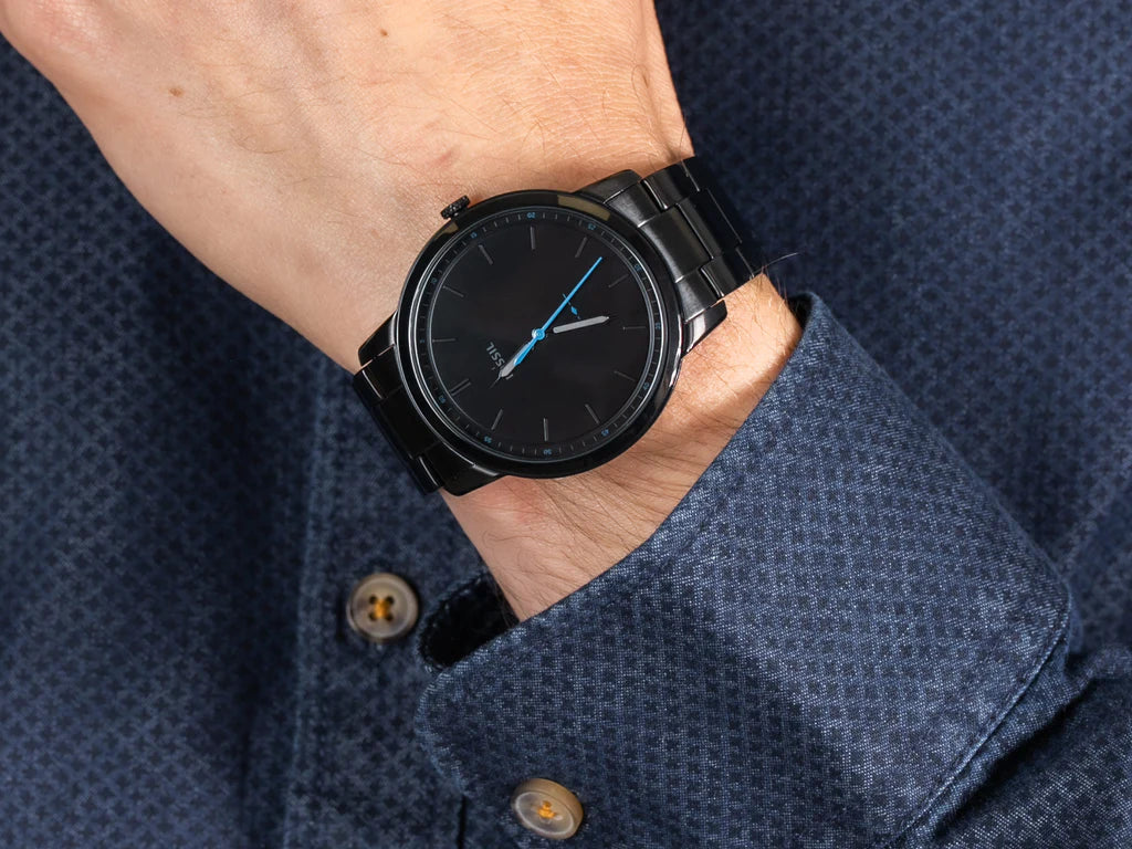 Fossil The Minimalist Slim Black Stainless Steel Men's Watch | FS5308