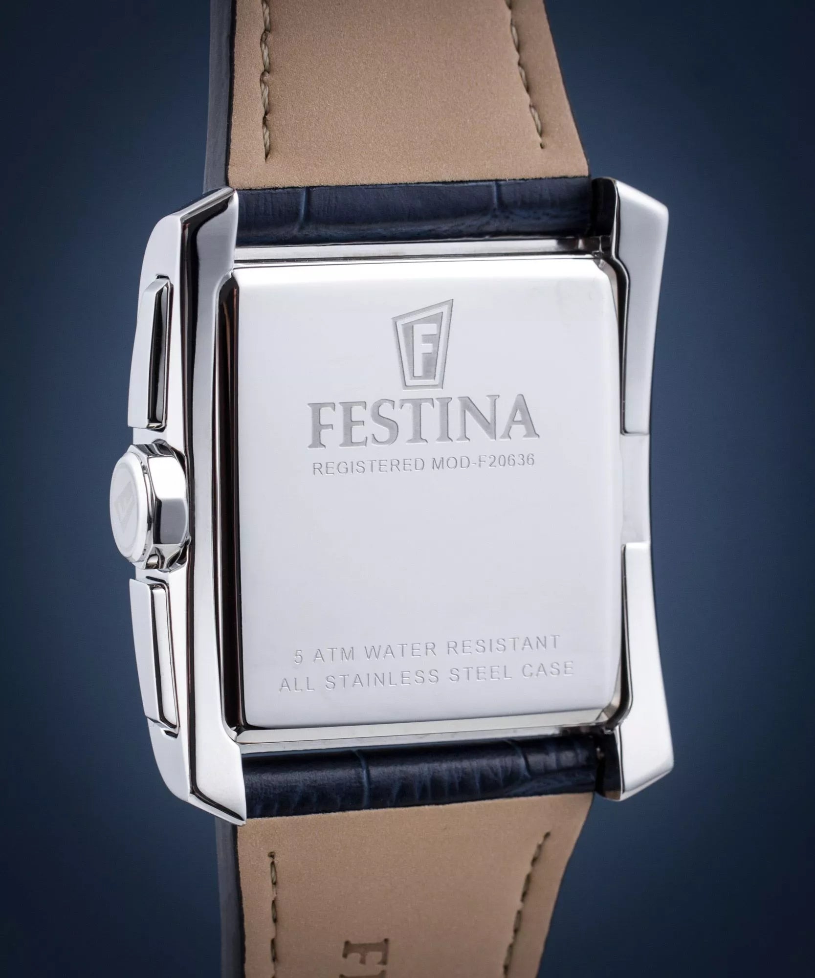 Festina Blue Leather Strap Men's Watch | F20636/2