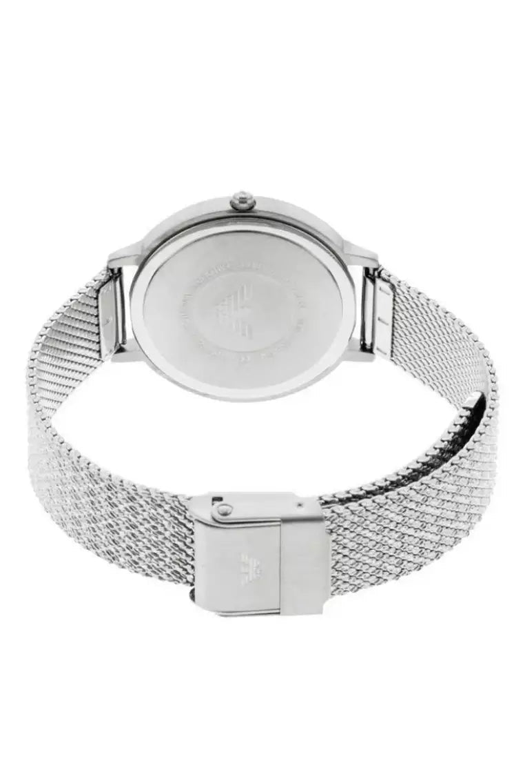 Armani Kappa Silver Round Stainless Steel Women's Watch | AR11128 | Time Watch Specialists