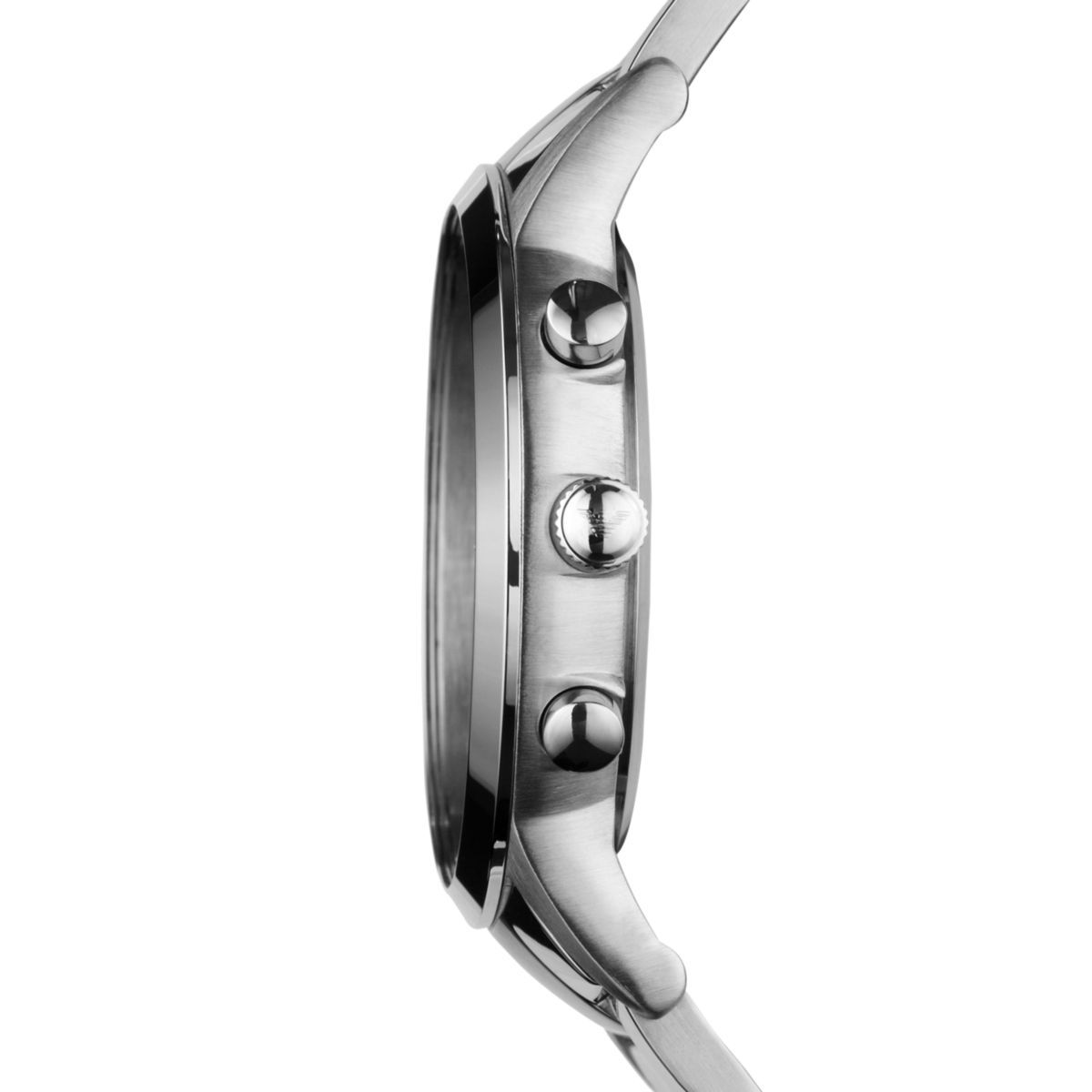 Armani Renato Silver Round Stainless Steel Men's Watch - AR2434 | Time Watch Specialists