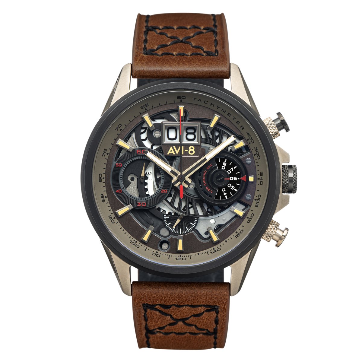 AVI-8 Hawker Harrier Matador Chronograph Desert Brown | AV-4065-06 | Time Watch Specialists