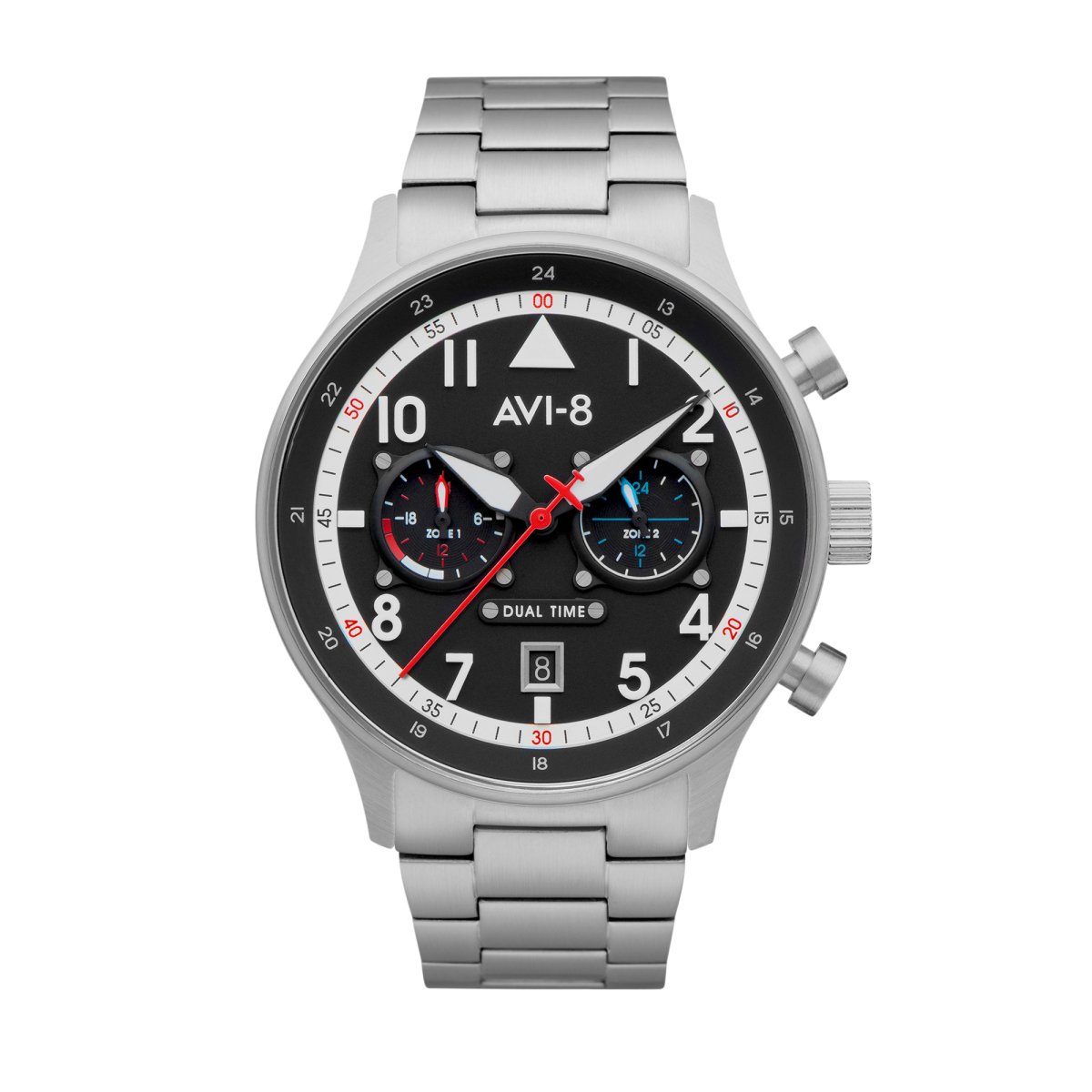 AVI-8 Hawker Hurricane Rangoon Carey Dual Time Men's Watch | AV-4088-11 | Time Watch Specialists