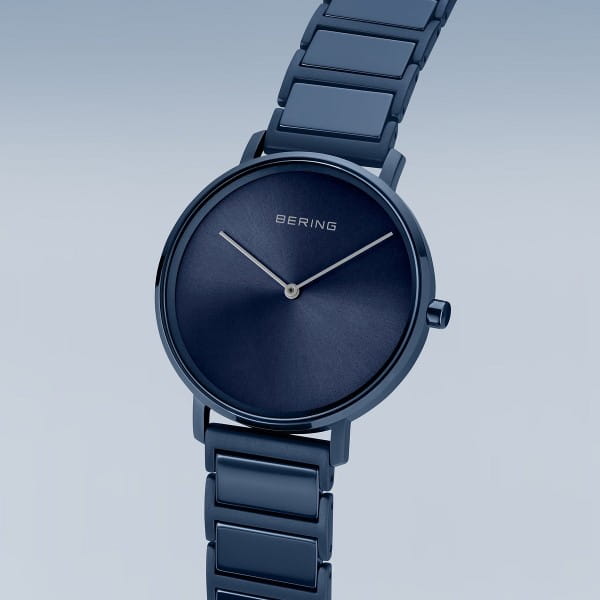 Bering Ceramic Matt Blue Women's Dress Watch | 18531-797