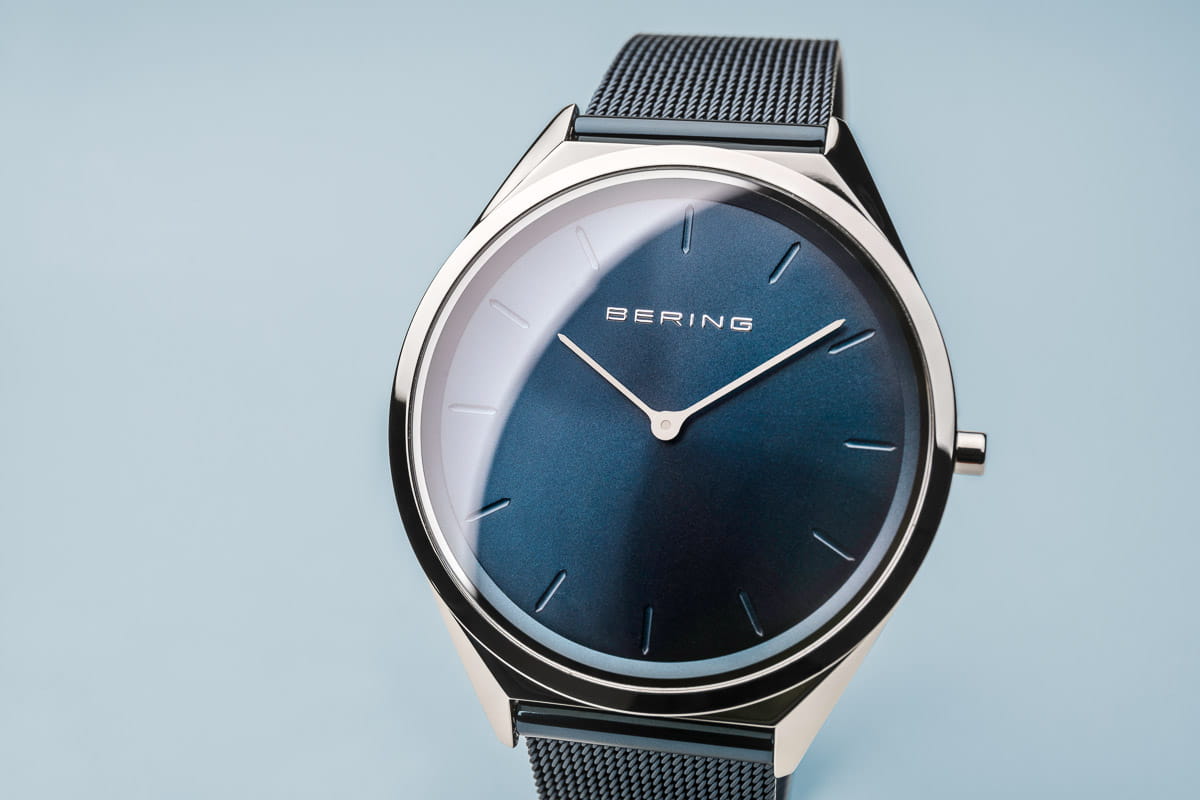 BERING Ultra Slim Polished Silver Unisex Watch - 17039-307 | Time Watch Specialists