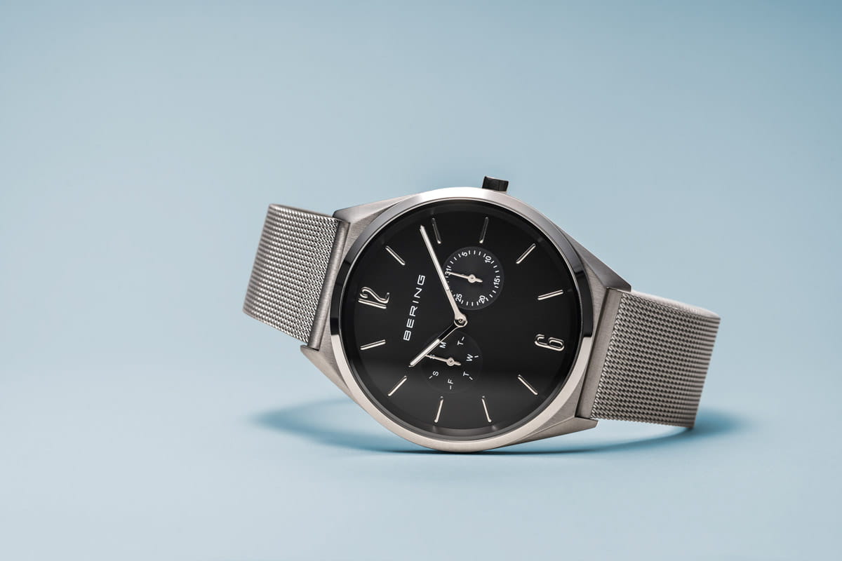 BERING Ultra Slim Polished/Brushed Silver Unisex Watch -17140-002 | Time Watch Specialists