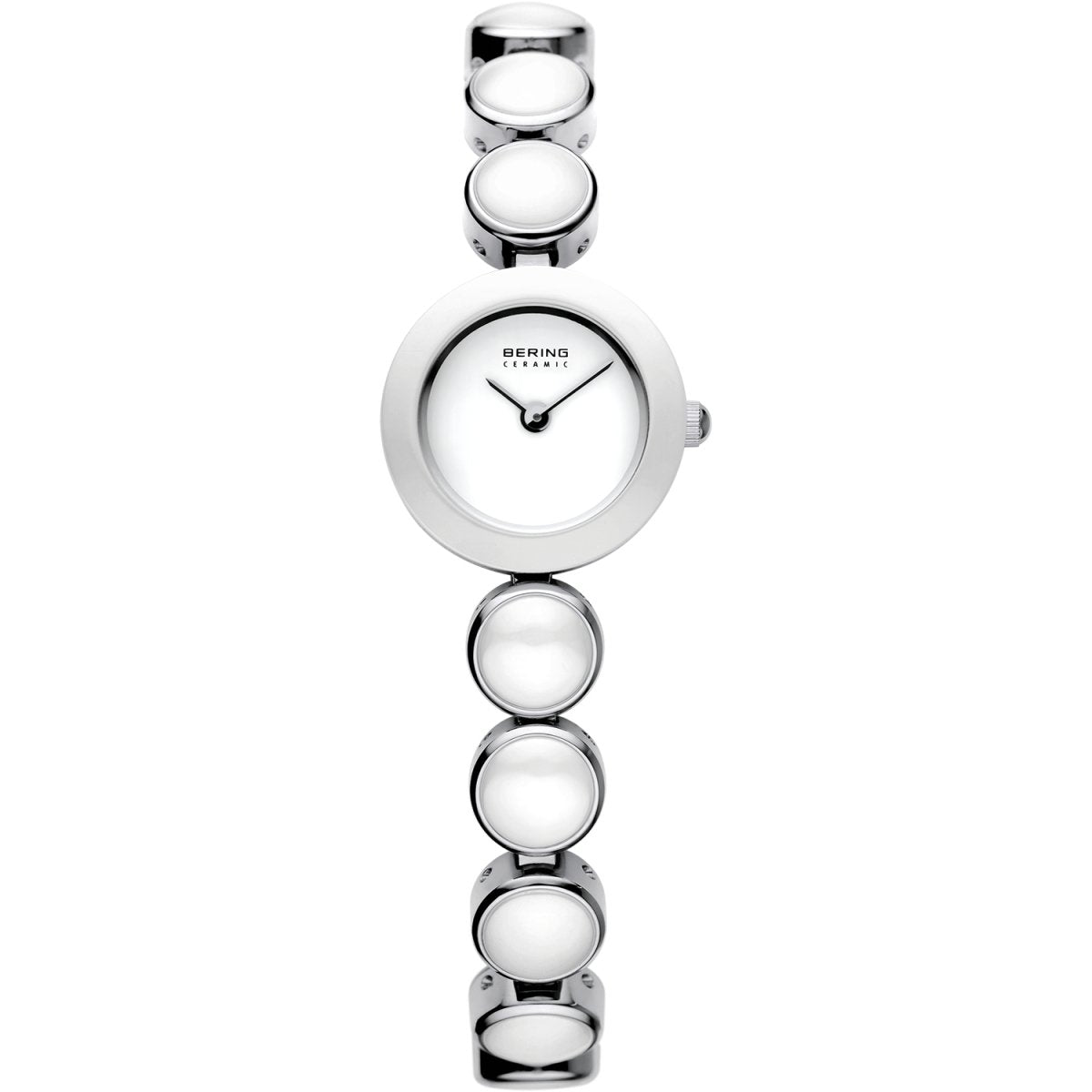 BERING Watch White Steel Ceramic Ladies 33220-754 | Time Watch Specialists