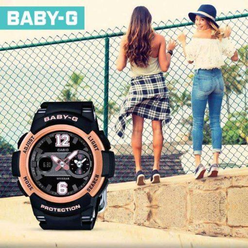 CASIO Baby G Dual Dial Black Women's Watch | BGA-210-1BDR | Time Watch Specialists