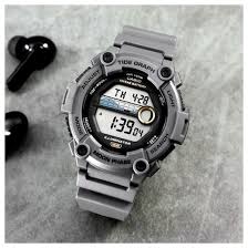 CASIO Digital Sporty Grey Resin Men's Watch - WS-1300H-8AVDF | Time Watch Specialists