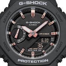 Casio G-Shock 200m Carbon Core Women's Watch - GMA-S2100-1ADR | Time Watch Specialists