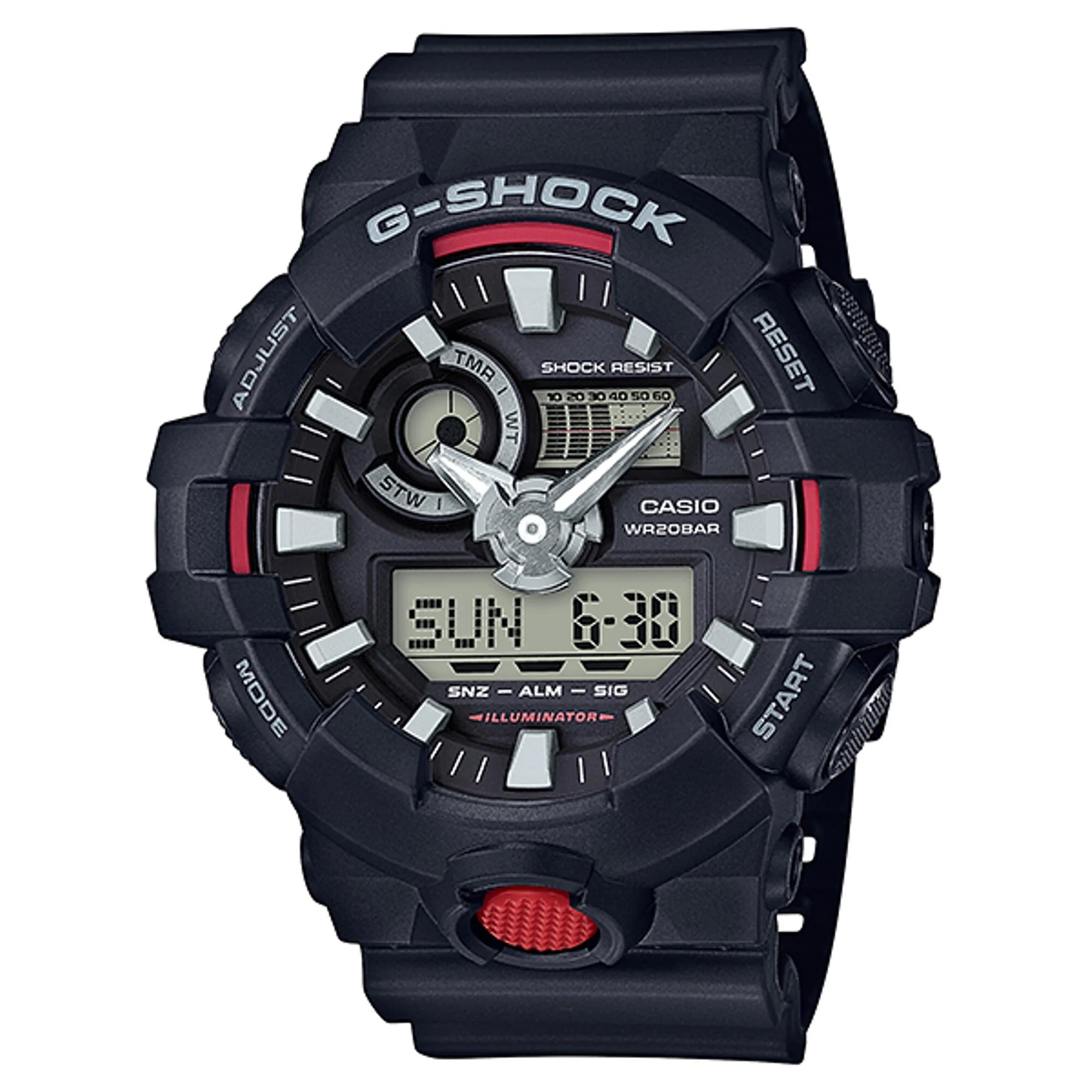 Casio G-Shock 200m Standard Black Men's Watch | GA-700-1ADR | Time Watch Specialists