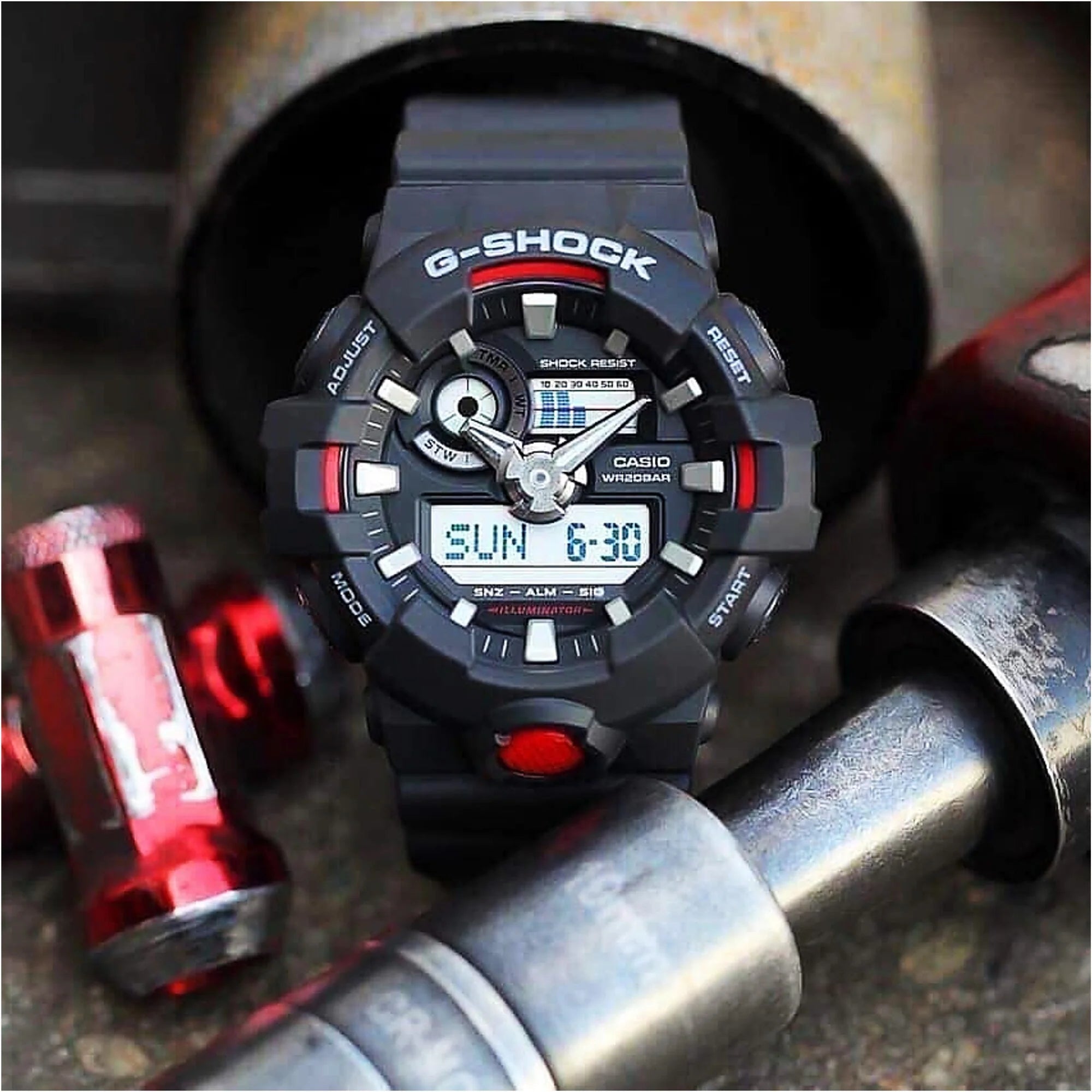 Casio G-Shock 200m Standard Black Men's Watch | GA-700-1ADR | Time Watch Specialists