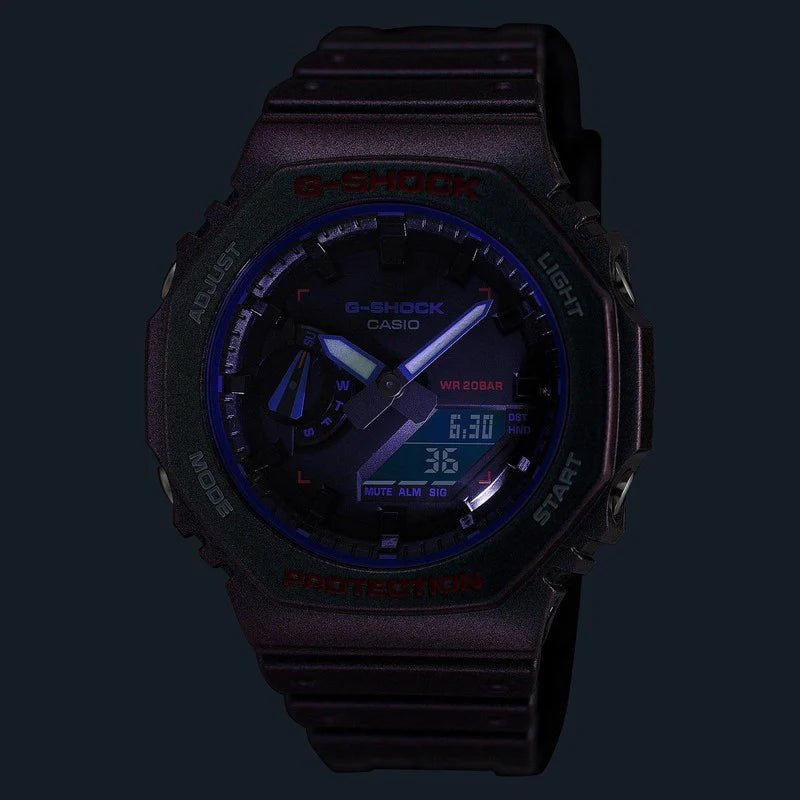 Casio G-Shock 2100 Series Analog-Digital Men's Watch | GA-2100AH-6ADR | Time Watch Specialists