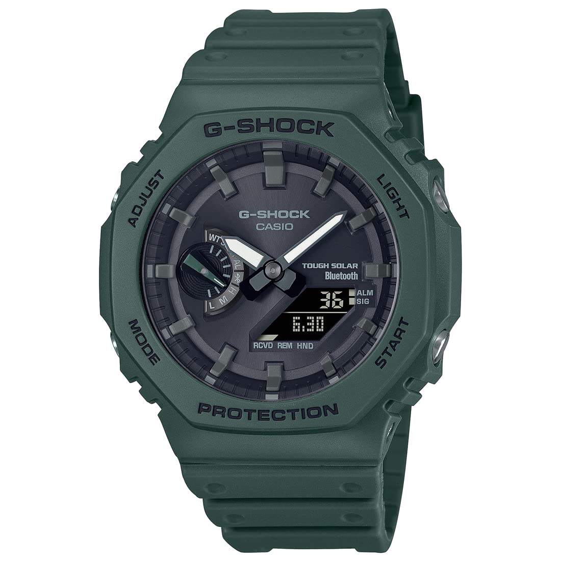 Casio G - Shock Analog - Digital Black Dial Men's Watch - GA | B2100 - 3ADR | TIME Watches