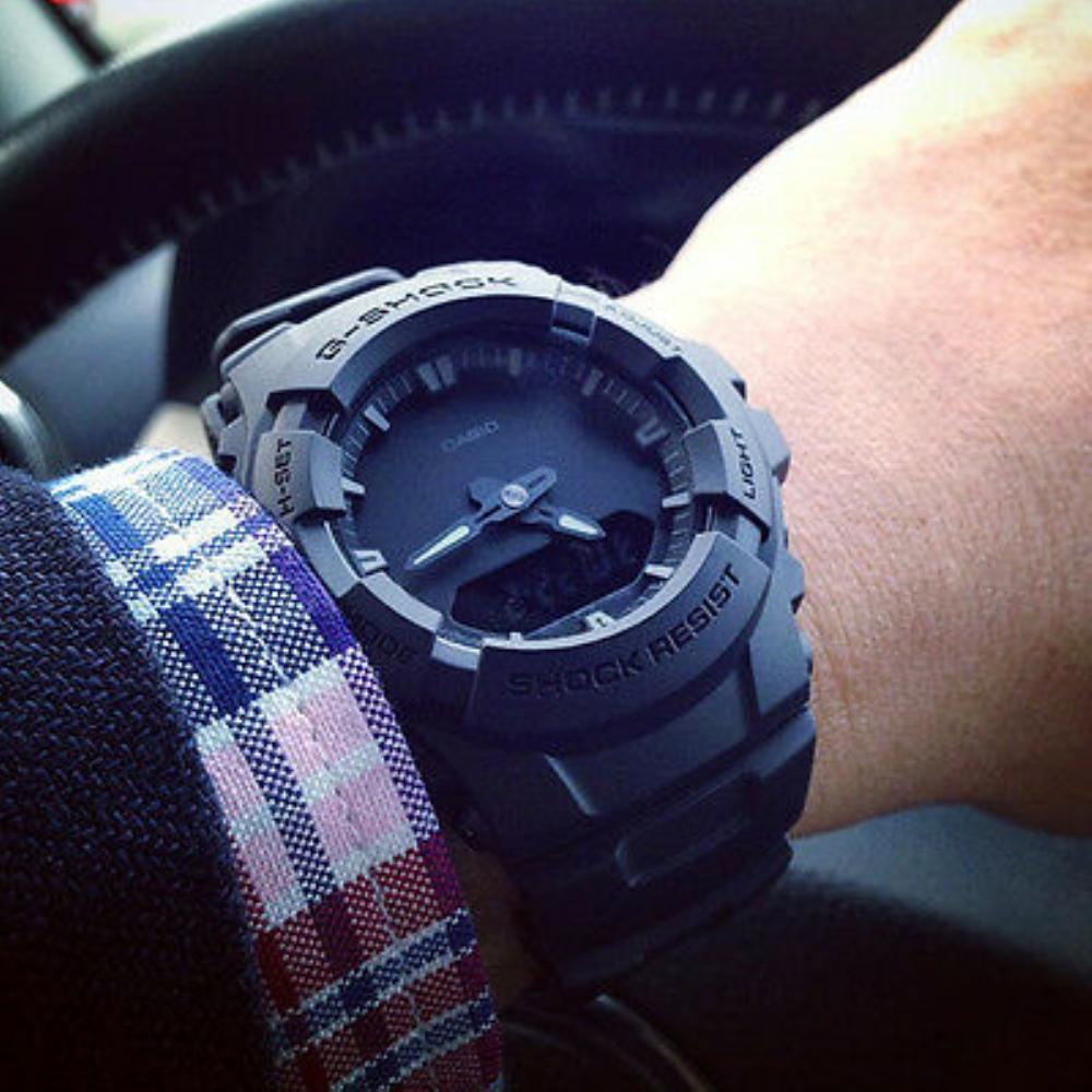 CASIO G-Shock Digital Quartz Black Resin G-100BB-1ADR Mens Watch | Time Watch Specialists