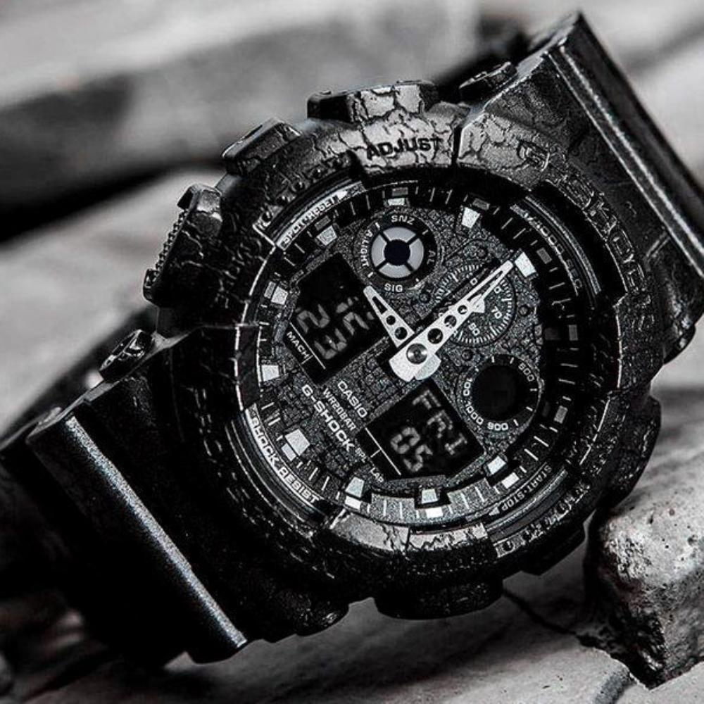 CASIO G-Shock Digital Quartz Resin Mens Watch - GA-100 Series | Time Watch Specialists