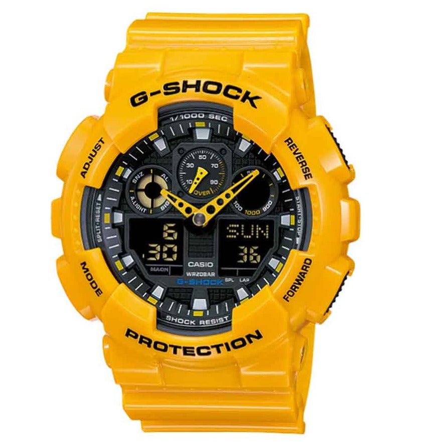 CASIO G-Shock Digital Quartz Resin Mens Watch - GA-100 Series | Time Watch Specialists