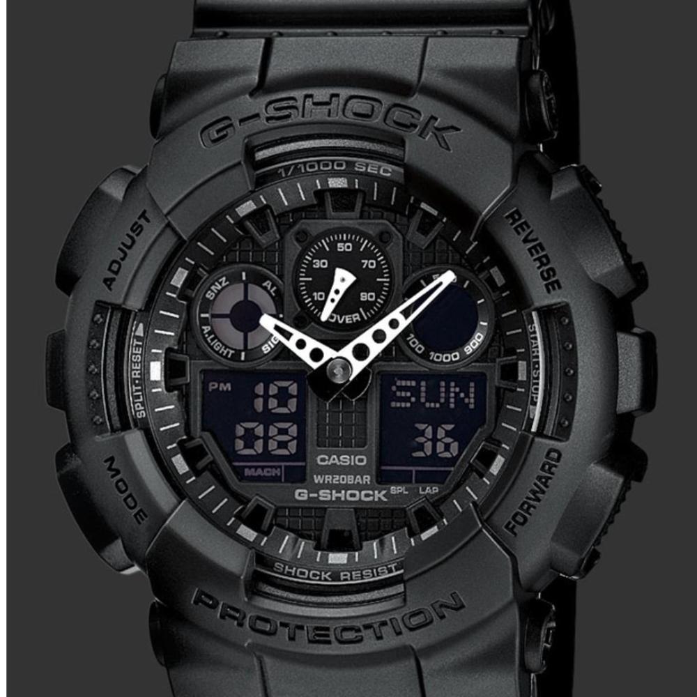 CASIO G-Shock Digital Quartz Resin Mens Watch - GA-100 Series | Time Watch Specialists