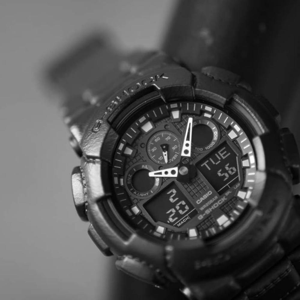 CASIO G-Shock Digital Quartz Resin Mens Watch - GA-100 Series | Time Watch Specialists