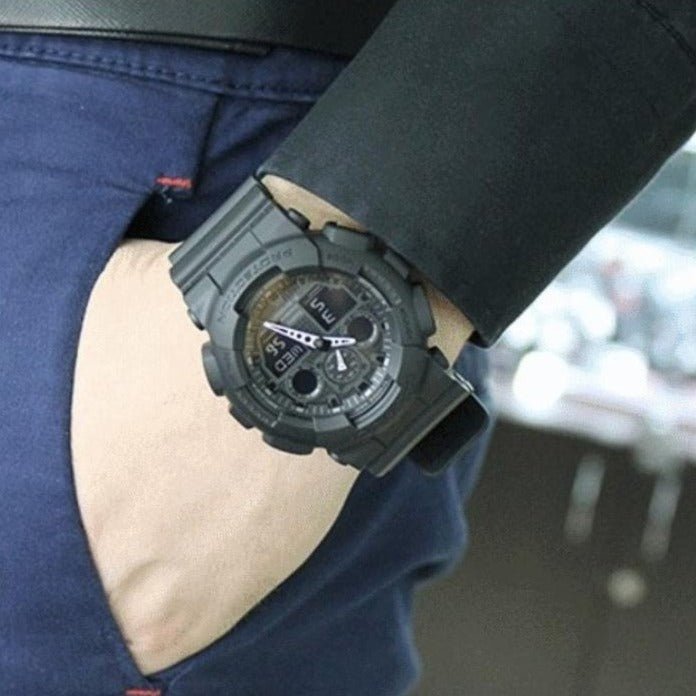 CASIO G-Shock Digital Quartz Resin Mens Watch - GA-100 Series | Time Watch Specialists