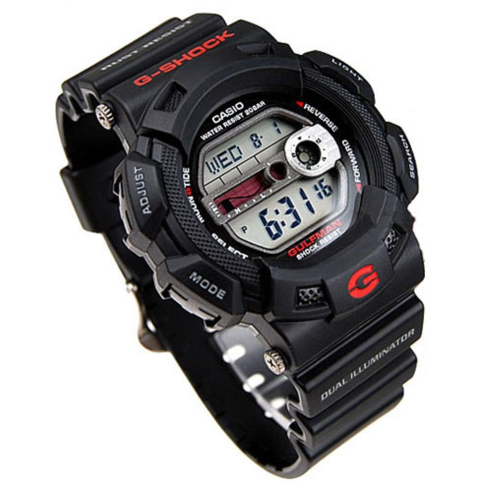 CASIO G-Shock Professional Digital Quartz Black Resin G-9100-1DR Mens Watch | Time Watch Specialists