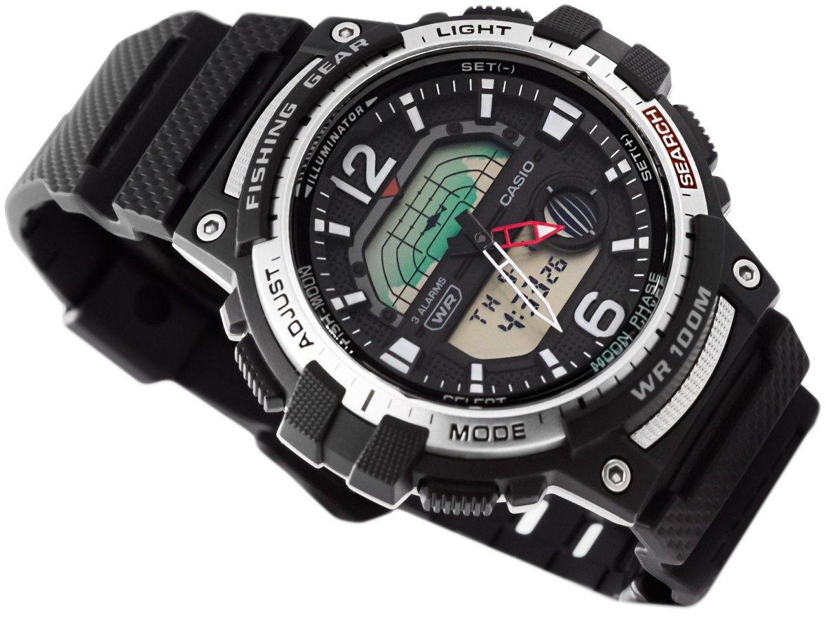 CASIO Outgear 100m Fishing Gear Men's Watch | WSC - 1250H - 1AVDF | TIME Watches