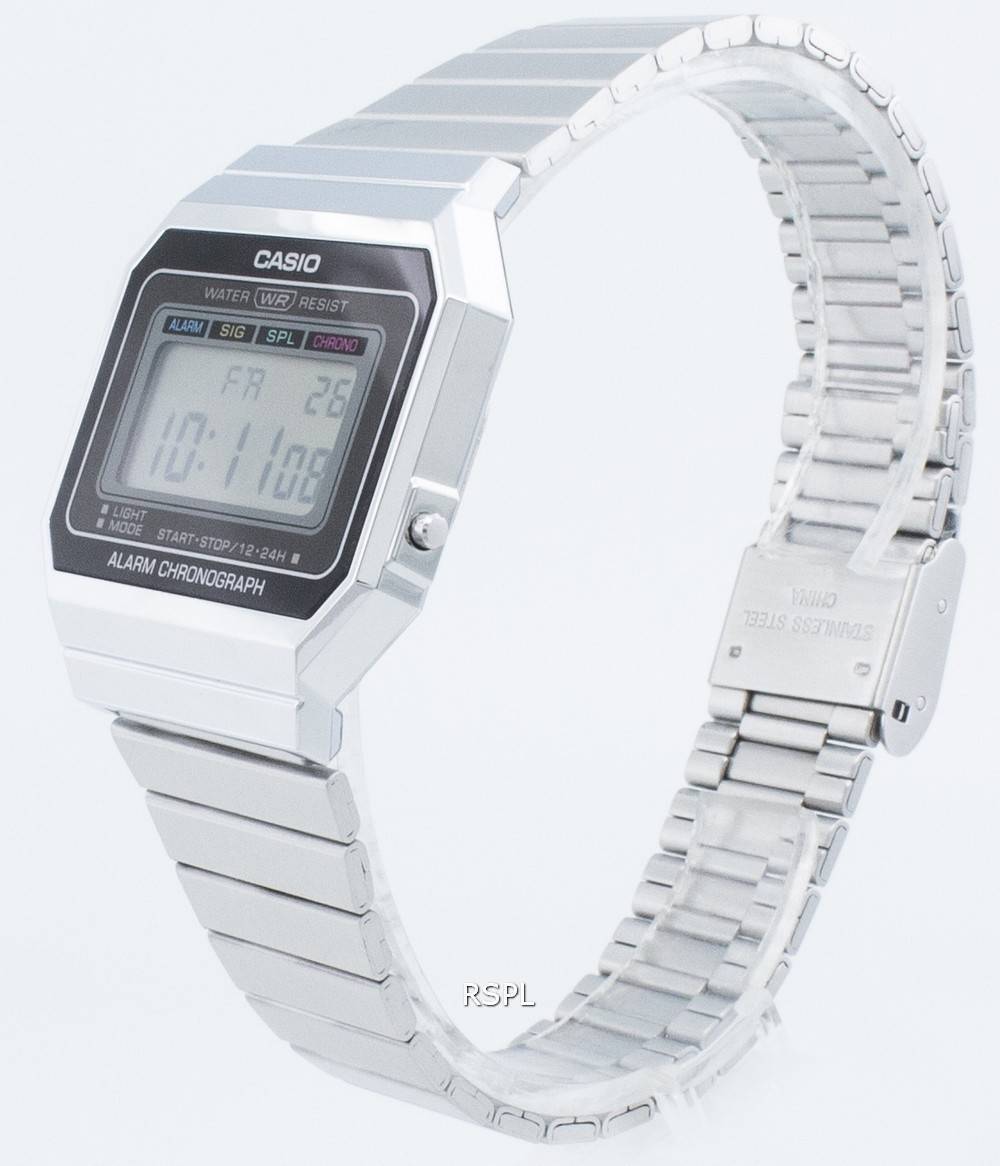 CASIO Retro Water Resistant Unisex Watch | A700W-1ADF | Time Watch Specialists